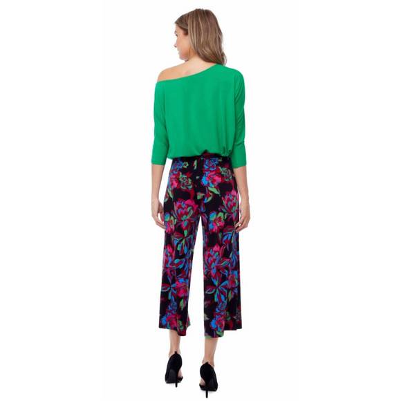NEW UP! wide crop pant in ibiza print - Picture 3 of 3